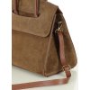 MARCO MAZZINI Hnedá dámska kožená hobo kabelka
