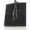MARCO MAZZINI Čierna dámska kožená hobo kabelka