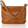 MARCO MAZZINI camel luxusná kožená kabelka