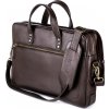 KOŽENÁ TMAVO HNEDÁ TAŠKA SOLIER (Veľkosť ONE SIZE)