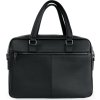 Kožená čierna pánska taška na notebook Solier LORIEN