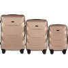 Champagne súprava cestovných kufrov PEACOCK