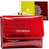 Peterson Malá dámska červená peňaženka s razbou Y766