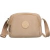 Peterson béžová textilná messenger taška