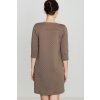 Dámske hnedé šaty (Veľkosť L)