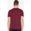 Červené bavlnené tričko V001 Deep red