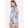 Mini šaty s perím K426 Pattern 53