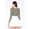 Dámske zelené elegantné body VT019 Olive green