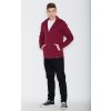 Bordová basic mikina V003 Deep red