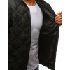 Pánska prešívaná čierna bomber bunda