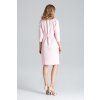 Ružové šaty s mašľou M644 Pink