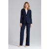 Tmavo modré dámske sako
