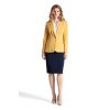 Horčicové dámske sako