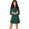 Tmavozelené dámske šaty CRISTINA