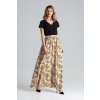 Dlhá sukňa so vzormi M666 Pattern