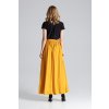 Horčicová dlhá sukňa