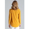 Žltá dámska blúzka