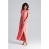 Dlhé elegantné šaty L042 Coral
