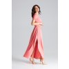 Dlhé elegantné šaty L042 Coral