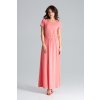Dlhé elegantné šaty L042 Coral