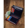 Pánska modro-červená peňaženka L037