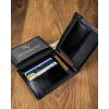 Pánska čierna kožená peňaženka Cavaldi B014