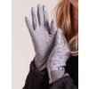 Dámske šedé rukavice