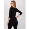 Dámske čierne tričko