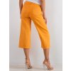 Dámske oranžové krátke džínsy