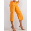 Dámske oranžové krátke džínsy