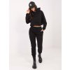 Čierna dámska tepláková súprava