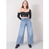 Svetlo modré džínsové dámske zvonové nohavice