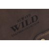 Always Wild Hnedá pánska peňaženka s retiazkou A016