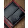 ROVICKY Pánska červeno-čierna peňaženka RFID L070