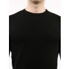 Čierny pánsky tenký pletený sveter