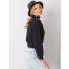 Čierna dámska mikina s rolákom (Veľkosť S/M)