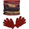 Disney Cars červený nákrčník + rukavice