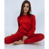 Červená dámska tepláková súprava