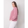 Ružové dámske tričko s dlhým rukávom