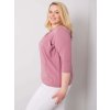 Ružová elegantná blúzka