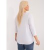 Dámske biele tričko s prekrížením