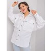 Biela dámska oversize košeľa