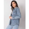 Modrá dámska džínsová košeľa