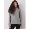 Svetlo šedá dámska mikina s kapucňou