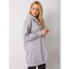 Svetlo sivá dámska oversize mikina