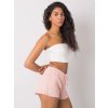 Ružové dámske rebrované šortky