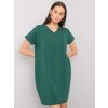 Zelené dámske basic šaty