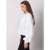Biela dámska mikina bez kapucne