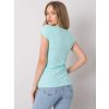 Svetlo modré dámske tričko s kamienkami