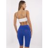 Modré biker shorts